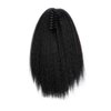 zaoalife 12 Inch Claw Clip Ponytail Extensions,Thick Kinky Straight Ponytail Extension,Ponytail Extension Drawstring Ponytail for Black Women