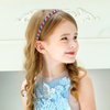 HOXIEYA Independence Day Rhinestone Headband Blue Red Patriotic Hair Band 4th July Headband for Women Girls Patriotic Holiday Decoration Supllies 1pcs