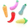 YSSZAM Corn Catnip Toys for Indoor Cats Interactive, Funny Kitten Toy Cat Chew Toy, Gift for Cat Lovers, 5 Different Cute Vegetable Shapes Design Pet Supplies