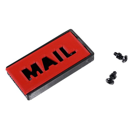 RowithmA Mailbox Flag Front Mount Flag 4" x 2" x 0,4", Stylish Replacement/Great on Brick/Stone Mailbox