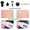 Mushroom Head Air Cushion CC Cream Foundation,QIUFSSE Mushroom Head Foundation BB Cream Makeup Foundation Concealer Brighten Long-lasting Oil Control and Moisturizing-Natural