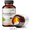 Futurebiotics Vitamin K2 with D3, 2 in 1 Support, 5000 IU Vitamin D3 & 90 mcg Vitamin K2 MK-7 Non-GMO, 120 Tablets