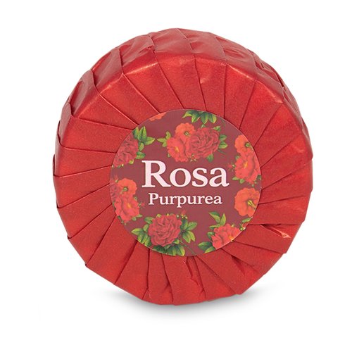 LErbolario Perfumed Soap, Purple Rose, 3.5 oz - Bar Soap - With Gallic Rose - With Oat Oil - Moisturizing and Nourishing - Cruelty-Free