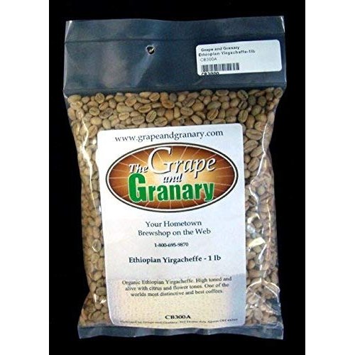 Ethiopian Yirgacheffe unroasted Coffee Beans (1LB)