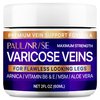 PAULINRISE Varicose Vein Cream for Legs - Improves Blood Circulation, Reduces Spider Veins and Heaviness, 2 Oz