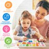Number Puzzle Wooden Puzzles for Toddlers 1 2 3 4 5 Year Old, Shape Learning Puzzles Toys with Puzzle Board & Number Blocks, Preschool Educational for Girls Boys