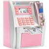 2024 Upgraded ATM Piggy Bank for Real Money for Kids Adults,Toy Money Bank with Card,Password,Coin Recognition,Bill Feeder,Balance Calculator,Electronic Money Safe Coin Box,Hot Gift for Boys Girls