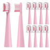 10PCS Toothbrush Replacement Head Compatible with Vekkia Kids Pink Unicorn Electric Toothbrush, 30PCS Floss Toothpick and 1 Universal Holder, Soft and Comfortable for Children's Teeth and Gums
