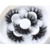 HICOCU 25mm Lashes Mink 3 Pairs False Eyelashes Dramatic Look lashes 25mm Set Pack 3D Lashes Long Volume Mink Eyelashes(WYS-SHD-3)