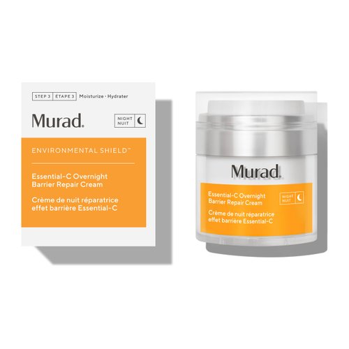 Murad Essential-C Overnight Barrier Repair Cream - Environmental Shield Vitamin C Moisturizer - H...
