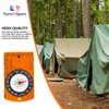 Orienteering Compass Hiking Backpacking Compass | Advanced Scout Compass Camping Navigation - Boy Scout Compass for Kids | Professional Field Compass for Map Reading - Best TurnOnSport Survival Gifts