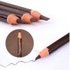 LSxia Waterproof Eye-Brows Pen-cil Set, Pull Cord Peel-off Eyebrow Pencil Microblading Eyebrow Pen Supplies Kit, White Eye-Liner Pencil and Eyebrows Tool Tattoo Makeup For Marking (5+1 Dark Brown)