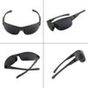 Hyyiyun 3 Pairs Bifocal Sunglasses for Men and Women, Half Rim Outdoor UV Protection Reader Glasses