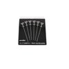 Prodyne Stainless Steel Martini Glass Cocktail Picks, Set of 6