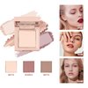 Jolilab 3-in-1 Eye Shadow Box, Nude Colors Eyeshadow Palette Natural Nude Matte,Professional Beauty Makeup,Non Flying Powder.0.27oz ((03#Black tea+04#White sugar))