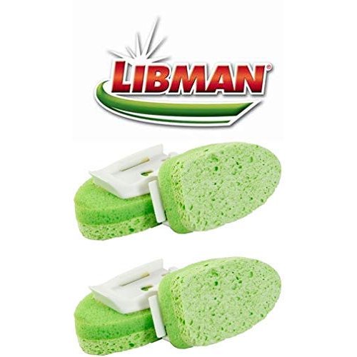 Cleaning Sponge Non-Scratch Libman Gentle-Touch Refills 2 -2-Packs (4 total sponges) Made in USA