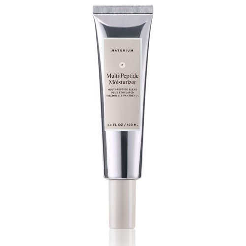 Naturium Multi-Peptide Moisturizer, Hydrating & Smoothing Skin Care, Moisturizes with Ethylated Vitamin C & Panthenol, Jumbo Size, 3.4 oz