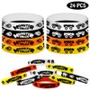 CupaPlay 24PCS Monster Truck Theme Rubber Silicone Wristbands -Birthday Party Favors Party Supplies Decorations