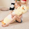 HAIJUNYA 36” Long Duck Plush Body Pillow, Kawaii Cute Yellow Ducks Stuffed Animals, Hugging Squishy Pillow Soft Plushies Toy, Gifts for Girls and Boys Valentine's Day, Birthdays