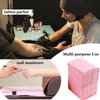 AREMOD 50pcs Disposable Nails Art Table Mat 3 Ply Nail Prep Paper Table Towels 13" x 18" Waterproof Tattoo Cover Tattooing Bibs Pads for Tattoo Supplies Acrylic Nail Supplies(pink)