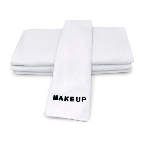Crafty Cloth| Microfiber | Makeup Remover Cloths | Ultra Soft | Quick Dring | Reusable Facial Cleanser Gentle Cleansing | White