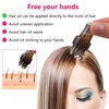Hair oiling applicator, Hair oil applicator for scalp，Root comb applicator bottle, Scalp oil applicator,scalp massager hair growth, Ball Hair Oil Applicator Bottle（Transparent grey）