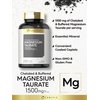 Carlyle Magnesium Taurate 1500mg | 250 Caplets | Chelated and Buffered | Vegetarian, Non-GMO, Gluten Free Supplement
