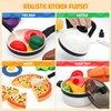 Hohosunlar 39 Items 62Pcs Play Kitchen Toy Accessories Set, Kids Kitchen Set with Play Pots and Pans, Pretend Play Food, Cooking Utensils, Apron, Toddler Kitchen Playset Kids Girls Boys Age 3+…