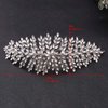 DIMNIE Wedding Hair Comb for Brides Hair Accessories for Wedding Rhinestone Wedding Headpiece for Women