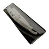 Classic Samurai CS-102 Stainless Steel Professional Barber Straight Edge Razor with 100 Count Shark Single Edge Razor Blades