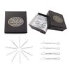 Dofash 100Pcs White Bobby Pins Hair Pins Steel Hair Clips 3.5Cm/1.38" Hair Accessories For Girls（White）