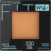 Maybelline Fit Me Matte + Poreless Pressed Face Powder Makeup & Setting Powder, Toffee, 1 Count