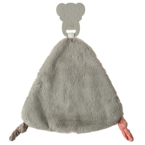 Mary Meyer Chewy Crew Soothing Baby Teether Lovey, 10-Inches, Kalahari Elephant
