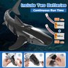2.4G Remote Control Shark Toy 1:18 Scale High Simulation Shark Shark for Swimming Pool Bathroom Great Gift RC Boat Toys for 6+ Year Old Boys and Girls (with 2 Batteries)