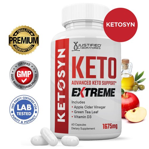 (5 Pack) Ketosyn Keto ACV Extreme Pills 1675 MG Keto Support Blend Capsule Alternative To Keto ACV Gummies Formulated with Apple Cider Vinegar Extra Virgin Olive Oil Powder Green Tea Leaf 300 Capsules
