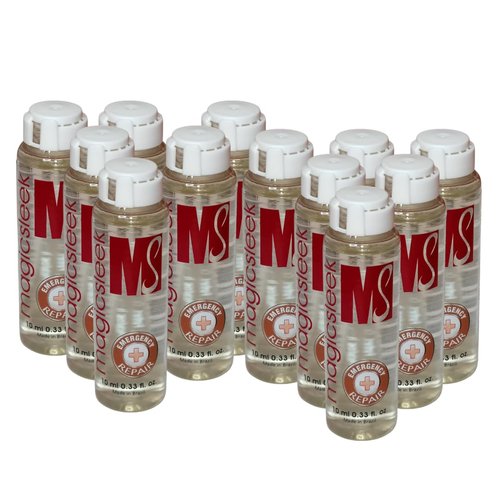 MagicSleek Emergency Repair Hydrating Hair Mask | Intense Deep Conditioning Treatments | For All Hair Types | 10 Pack