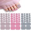 JERCLITY 440 Pieces 20 Sheets Toenail Stickers for Women Nail Art Wraps Toe Nail Stickers Nail Wraps for Toes Nail Polish Strips Nail Polish Stickers for Toenails Color Strips