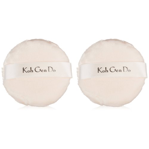 Koh Gen Do Face Powder Puffs With Case ,2 Count (Pack of 1)
