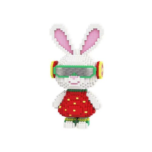 BDYDT Animal Strawberry Rabbit Micro Building Blocks Set（3680PCS） Gift for Adults and Kids