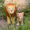 HABA Little Friends Lion Cub - Chunky Plastic Zoo Animal Toy Figure