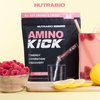 NutraBio – Amino Kick – All in One Performance Formula Energy, Hydration, Recovery 20 Servings, (Raspberry Lemonade) – 6g Amino Acids – Support Muscle Building