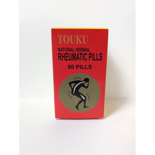 TOUKU Natural Herbal Rheumatic Pills Herbal Supplement Helps for Stiffness and Soreness of Joints 80 Pills Imported
