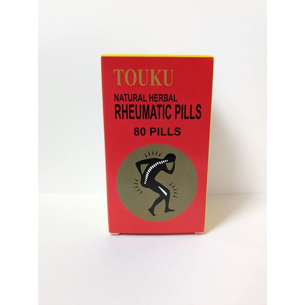 TOUKU Natural Herbal Rheumatic Pills Herbal Supplement Helps for Stiffness and Soreness of Joints 80 Pills Imported