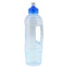 Arrow H2O On The Go Water Bottle, 1 Liter - Clear Plastic Water Bottle with Push Cap - Made in The USA, BPA Free - Built-in Convenient Handle, Leakproof - Ideal for The Gym and Sports Practice