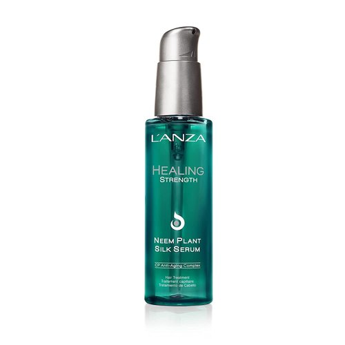 L&#39;ANZA Healing Strength Neem Plant Silk Hair Serum, Neem Oil for Hair, Anti Frizz Damaged Hair Tr...
