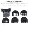 Electric Hair Trimmer Head Compatible, 5pcs Guide Comb for Braun Series 3, BT32 Razor Head Replacement Razor Blade, Hair Clipper Cutting Guides/Combs