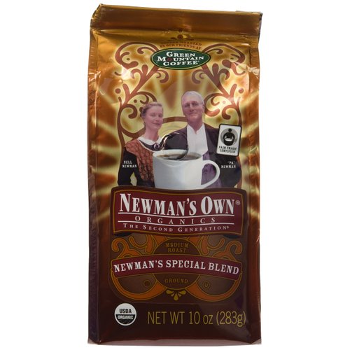 Newman's Own Organic Special Blend Ground Coffee, 10-Ounce Bags (Pack of 3)
