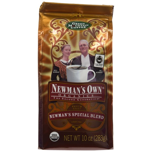Newman's Own Organic Special Blend Ground Coffee, 10-Ounce Bags (Pack of 3)