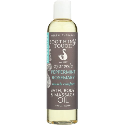 Soothing Touch, Bath Body Massage Oil Muscle Comfort, 8 Fl Oz