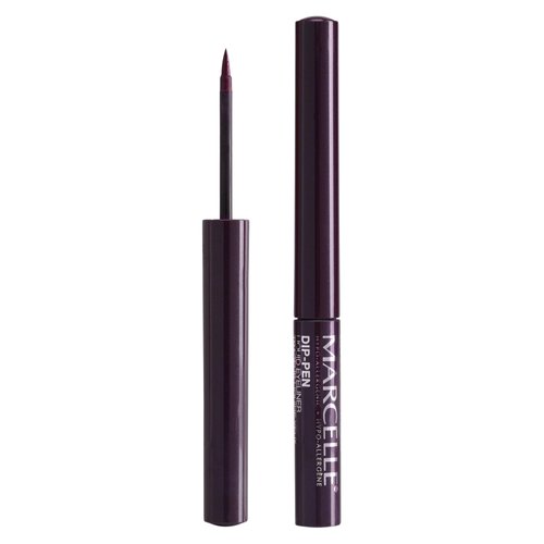Marcelle Dip-Pen Liquid Eyeliner, Purple Rain, Hypoallergenic and Fragrance-Free, 0.05 fl oz